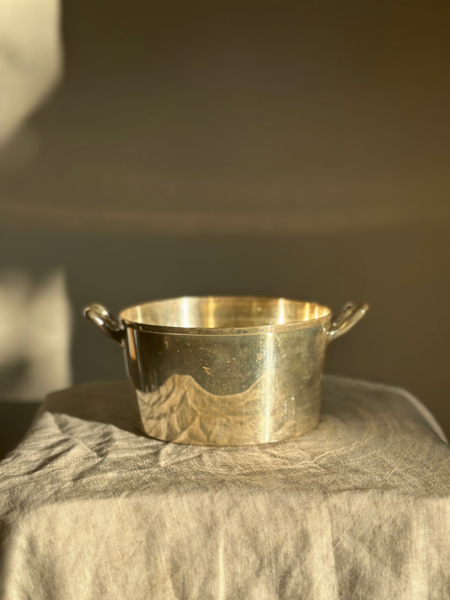 32 oz T&T Silver Plate Handled Server w/ Insert