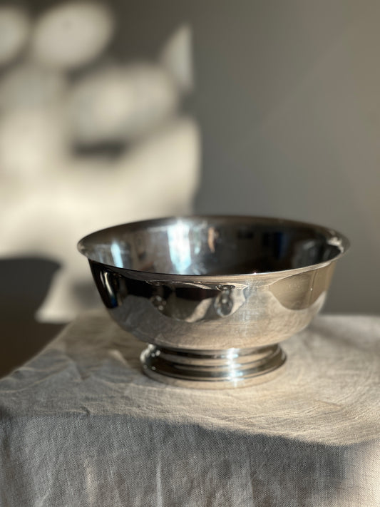 24 oz Silver Plate Bowl, Gorham 6.5”