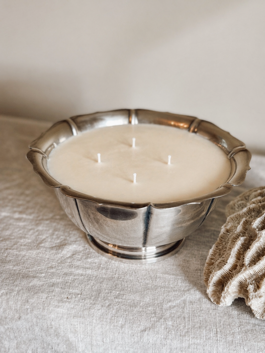 Fluted Silver Plate Bowl Lunt Silver (40 oz)